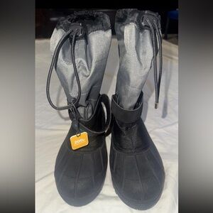 COLUMBIA Youth POWDERBUG PLUS II Boots Big Kids Slip On Boots OMNI TECH Sz 7